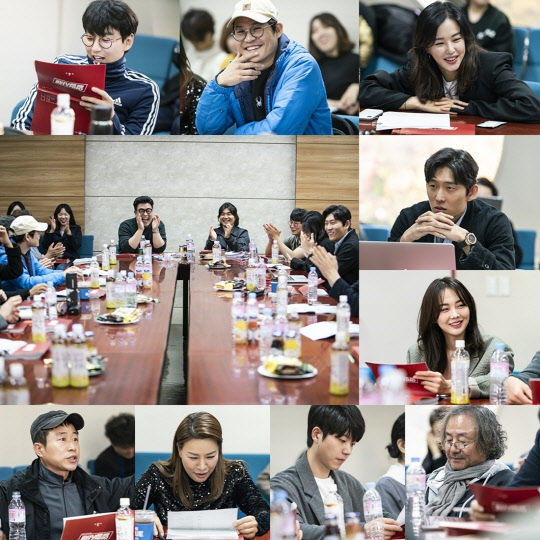 SBS '열혈사제' 대본리딩 현장